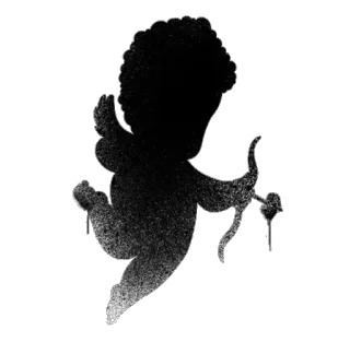 💚 61123d73 Cupid cupid, love, valentine's day, angel, heart, bow and arrow telegram sticker