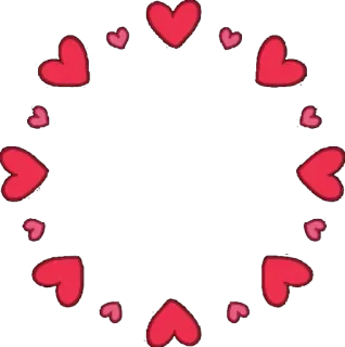 💟 8b7fc5ed hearts, love, romance, decoration, valentines, pink telegram sticker