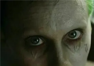 👀 ccfd37bf Joker Suicide Squad Джокер, Отряд самоубийц, злодей, DC Comics, лицо, глаза whatsapp sticker