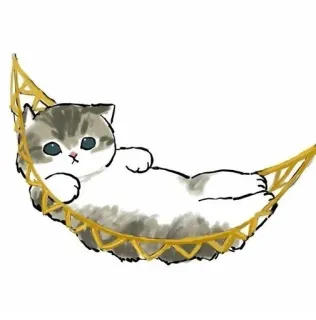 💗 9e30a475 แมว, ลูกแมว, เปลญวน, น่ารัก, สัตว์, สัตว์เลี้ยง telegram sticker