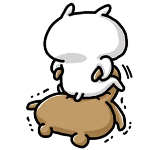 ❤ 1ccbd6b3 dessin animé, autocollant, mignon, animal, personnages telegram sticker