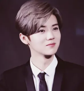 ☺️ 28cf29e0 personne, portrait, homme, asiatique, souriant, costume, cravate telegram sticker