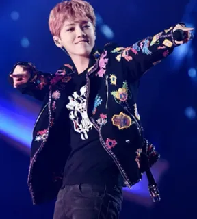 🕺 a3edeeb9 personne, veste, vêtements, mode, chanteur, célébrité telegram sticker