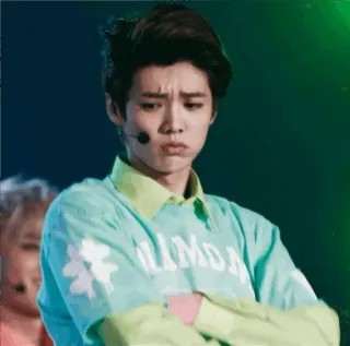 ☹ d6702756 LLMD K-pop, Chanteur, Asiatique, Personne telegram sticker