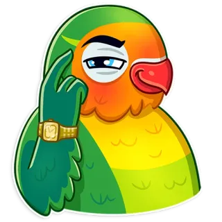 Love Bird telegram stickers