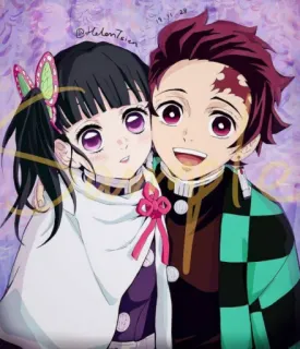 Demon Slayer @animestickerchannel whatsapp stickers