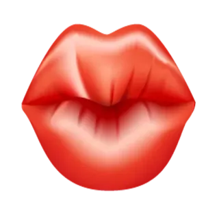 😍 00a5c3ca bibir, ciuman, bibir merah, mulut, lipstik telegram sticker