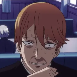 💛 40d8718b Anime, Espressione, Nervoso, Sudore telegram sticker