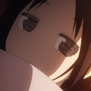 🤒 1a62a99b Kaguya Shinomiya Kaguya-sama: Love Is War 애니메이션, 만화, 카구야, 시노미야, 슬픈 whatsapp sticker