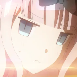 😒 4005d91e Chika Fujiwara Kaguya-sama: Love Is War 애니메이션, 소녀, 캐릭터, 만화, 치카 후지와라, 카구야 님은告らせたい whatsapp sticker