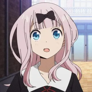 💈 10798c2e Chika Fujiwara Kaguya-sama: Love Is War Anime, Chika, Fujiwara, Kaguya-sama, Love is War, Kawaii telegram sticker