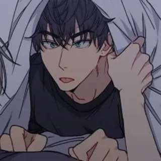 🌟 6ded3e1c 动漫, 漫画, 卡通, 男人, 可爱, 卡哇伊 telegram sticker