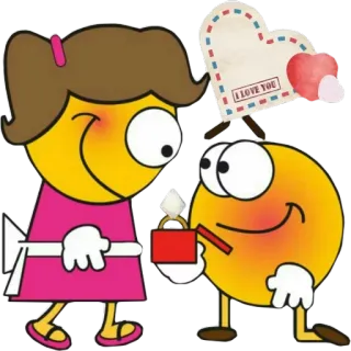 ❤️ 2f84dd58 I LOVE YOU tình yêu, lãng mạn, Ngày Valentine, emoji, trái tim, hoạt hình, cầu hôn, đám cưới telegram sticker