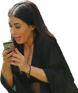 😭 c95a71c9 Kim Kardashian personne, femme, célébrité, téléphone, star de télé-réalité whatsapp sticker