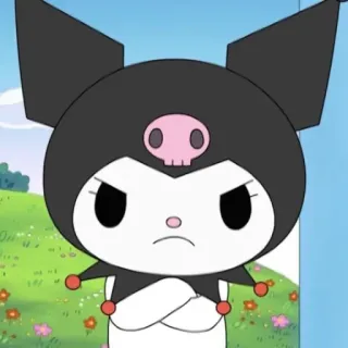 kuromi <3 @mentallyinstabile telegram stickers