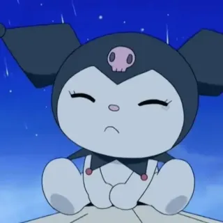 💕 b6e58761 Kuromi kuromi, sanrio, kawaii, fofo, anime telegram sticker