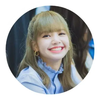 ❤️ 08f469db Lisa kpop, lisa, cantante, donna, ritratto, viso telegram sticker