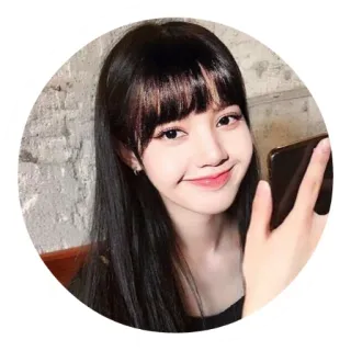 ❤️ 1112ee87 Lisa lisa, blackpink, kpop, cantante, selfie telegram sticker