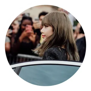 ❤️ ea0f5630 Lisa Lisa, K-pop, cantante, BLACKPINK, celebrità telegram sticker