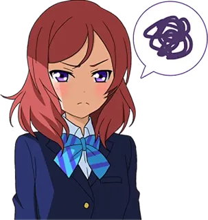 😡 f6d8e458 อนิเมะ, หงุดหงิด, สับสน, ผู้หญิง, ชุดนักเรียน, การ์ตูน, สีหน้า telegram sticker