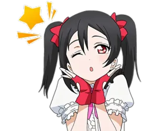 😄 d4042630 Nico Yazawa Love Live! Anime, Mono, Idol, Idol escolar, Nico Nico Nii telegram sticker