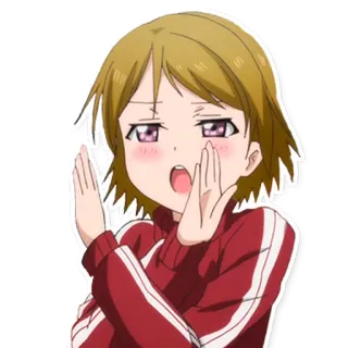 👎 92f18579 Аниме, Девушка, Милый, Мультфильм telegram sticker