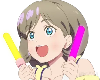 🤩 231a165e Anime, Ragazza, Idol, Fan, Lightstick telegram sticker