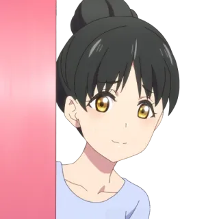 👀 397a770e Anime, Personaggio, Ragazza, Ritratto, Cartone animato telegram sticker