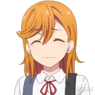 😅 adc8c462 Anime, Ragazza, Cartone animato, Carino, Personaggio telegram sticker