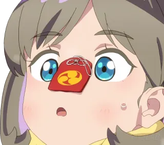 🧧 f899fafd Anime, Carino, Ragazza, Amuleto, Charm, Kawaii telegram sticker