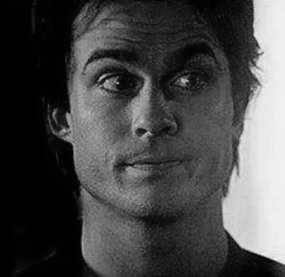 © 393b94c3 ritratto, uomo, attore, viso, bianco e nero whatsapp sticker