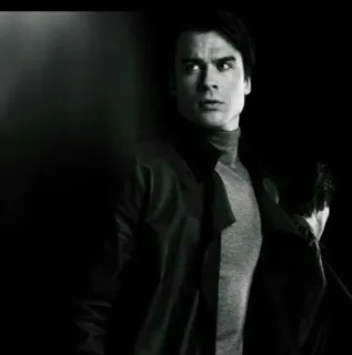 © 4e7b8cf2 uomo, ritratto, attore, bianco e nero, stile, moda whatsapp sticker