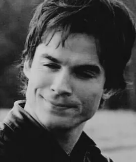 © 6195664c Damon Salvatore The Vampire Diaries serie tv, vampiro, Ian Somerhalder, fantasy, soprannaturale whatsapp sticker