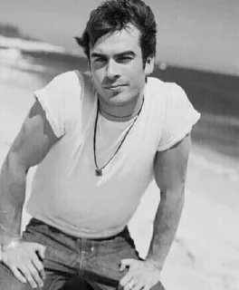 © 8c6913af uomo, ritratto, spiaggia, modello, attore whatsapp sticker