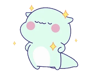 ✨ 7d0cb774 cute, sparkles, cartoon, whimsical, character, animation telegram sticker