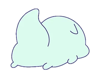 🦖 87b2f43a cute, blob, cartoon telegram sticker