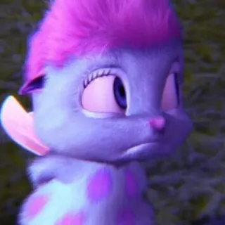 🧚‍♀️ 3b47a872 Bibble Биббл, Барби, фея, милый, мультфильм, животное whatsapp sticker