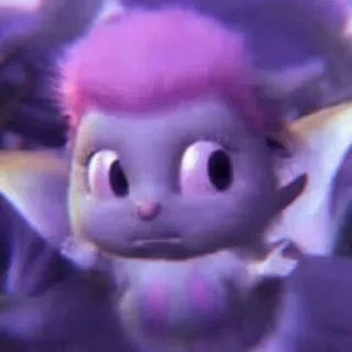 🧚‍♀️ 46bf3cb5 Bibble Barbie Fairytopia Биббл, Barbie Fairytopia, милый, фея, фиолетовый, мультяшный whatsapp sticker