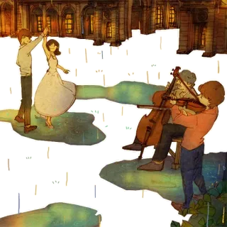 💃 05d24c06 danse, amour, couple, musique, romance whatsapp sticker