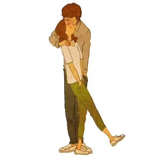 🥰 11a76f6a couple, amour, relation, câlin, affection whatsapp sticker