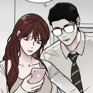 🥢 dfb71073 ludzie, para, mężczyzna, kobieta, telefon, okulary telegram sticker