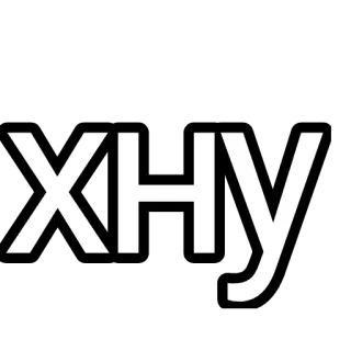 ✨ 30e99a08 ХНУ text, buchstaben, schwarz weiß telegram sticker