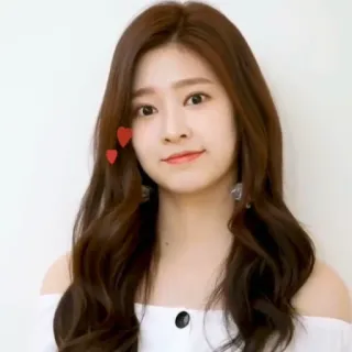 🍧 b3ae60ed 女人, 爱心, 女孩, 肖像, 美女, 韩国, 亚洲 telegram sticker