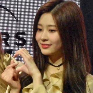 🍧 cef0907c 韩国, 女人, 心, 手势, 人, 女性 telegram sticker