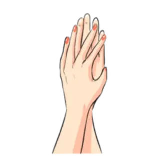 🥺 2e6201d7 mãos, dedos, gesto, unhas whatsapp sticker