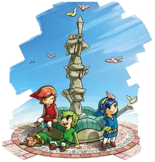 👍 ebe640a1 Link The Legend of Zelda 塞尔达传说, 林克, 卡通林克, 电子游戏, 任天堂 telegram sticker