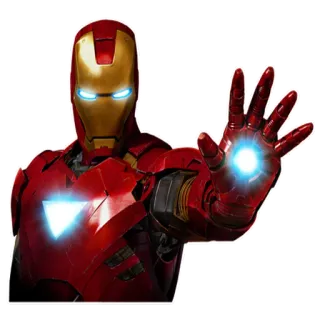 😎 5345f3d4 Iron Man marvel, superhero, ironman, avenger, comics telegram sticker