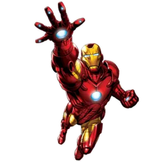 😎 9bbf220f Iron Man marvel, superhero, ironman, avengers, comic, robot telegram sticker