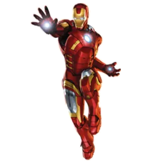 😎 af9ace66 Iron Man superhero, marvel, comic, avengers, ironman telegram sticker