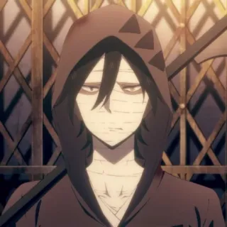 🦇 c6a7910b Zack Foster Angels of Death Anime, Sabit, Hoodie, Perban, Karakter, Manga telegram sticker